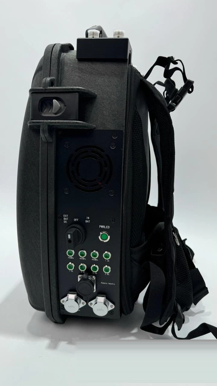 Mobile 400W Backpack Portable Anti-Drone Jammer high quality