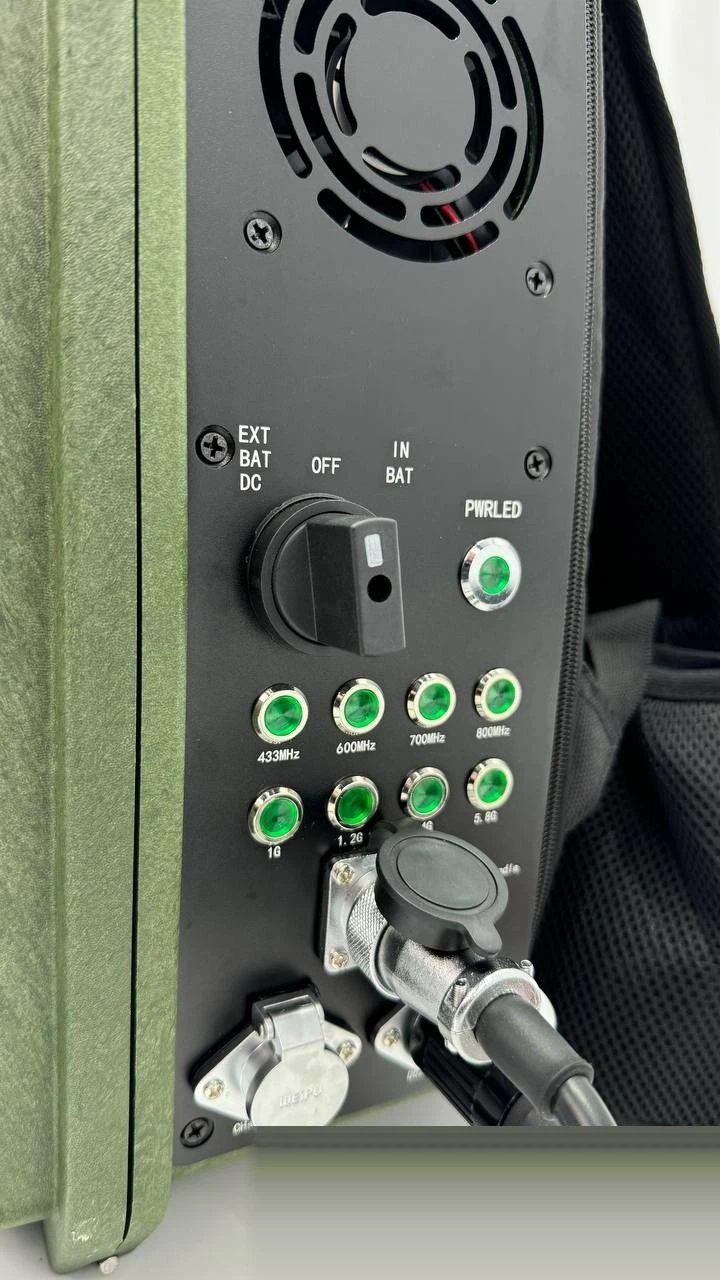 Mobile 400W Backpack Portable Anti-Drone Jammer best