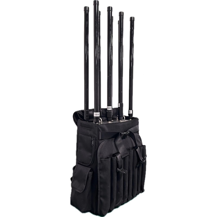 Rugged Outdoor Manpack Drone Jammer For Harsh Environment Security Protection factory
